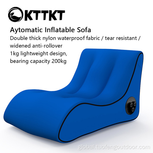 Automatic inflatable sofa for outdoor and home camping